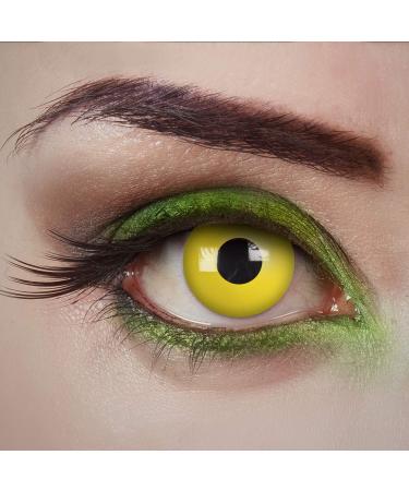 aricona contact lenses daily lenses - yellow contact lenses colored - yellow Fear - Halloween contact lenses without strength for Halloween & costume parties - Buy Online on GoSupps.com