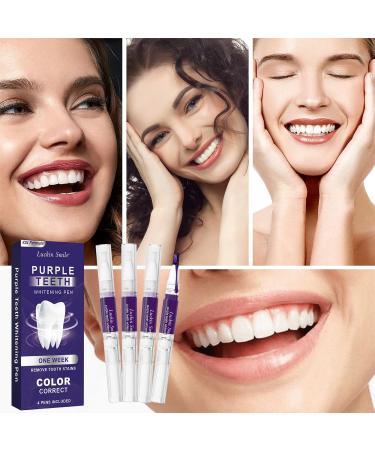 Purple Teeth Whitening Kit - Pen & Toothpaste Set for Sensitive Teeth - Buy Online on GoSupps.com