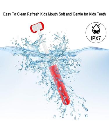 Cellena Kids 3-Sided Toothbrushes - Gentle Clean Manual Toothbrush for Children (Ren-2pcs) Red-2pcs - Buy Online on GoSupps.com