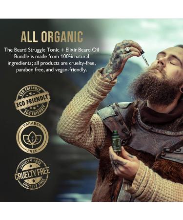 The Beard Struggle Day Liquid Tonic Beard Oil - Surtr's Fury Platinum Collection (30ml) - Buy Online on GoSupps.com
