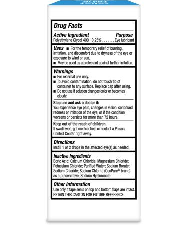 Buy Blink Gel Tears Lubricating Eye Drops 10 mL (Pack of 5) - Soothes Dry Eyes - Fast Shipping Worldwide - Buy Online on GoSupps.com