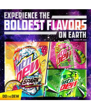 Mountain Dew Variety Pack: Dew  Major Melon  Spark (Rasp Lemonade) 12 Fl Oz (Pack of 18) Major Melon Variety Pack - Buy Online on GoSupps.com