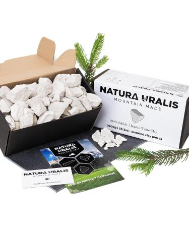 Argile Blanche Kaolin | 1000g d'Argile Blanche Naturelle Blanc pur Blanc Cass - Croquant Eonnant Texture Terreuse Velout e et Ferme Satisfaisante Sensation ASMR - Buy Online on GoSupps.com