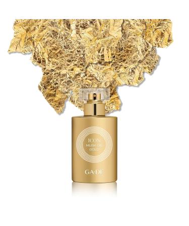Icon Musk Oil Gold - EDP Spray Perfume for Women - Notes of Tangerine Blackcurrant Jasmine and Patchouli - Radiates Positive Energy - 1.7 oz - Buy Online on GoSupps.com