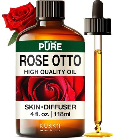 Gardenia Essential Oil for Diffuse & Rose Otto Essential Oil for Diffuser Set - Aromatherapy Grade Essential Oils Set - 2X 4 Fl Oz - Kukka - Buy Online on GoSupps.com