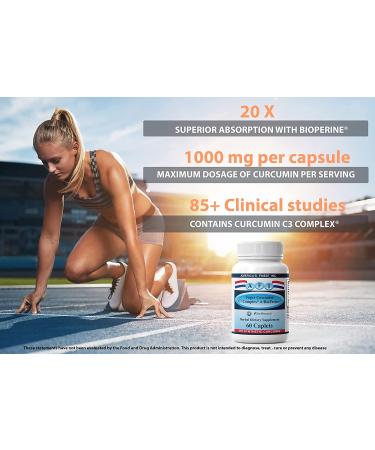 AFI Super Curcumin C3 Complex 1000mg - 60 Count - Turmeric 95% Curcumin with Black Pepper Extract - Vegetarian - Non-GMO - Made in USA - Buy Online on GoSupps.com