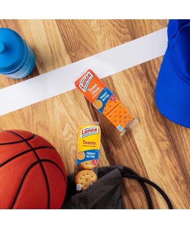 Lance Toasty & Toastchee Assorted Sandwich Crackers 40ct - Delicious Snack Pack - Buy Online on GoSupps.com