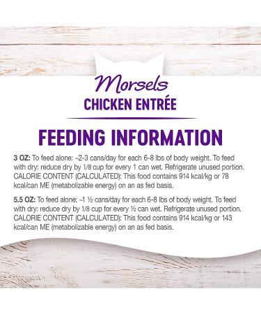 Wellness Complete Health Grain Free Wet Cat Food - Chicken Morsels in Gravy, Natural & Healthy, 3oz (Pack of 24) - Buy Online on GoSupps.com