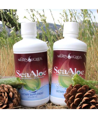 SeaAloe Liquid Whole Food - 32 Ounces | Powerhouse of Nutrients - Buy Online on GoSupps.com