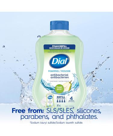 Dial Antibacterial Foaming Hand Wash Refill Fresh Pear 887ml Pear 887 ml (Pack of 1) - Buy Online on GoSupps.com