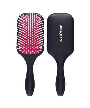 Denman Power Paddle Hair Brush for Fast and Comfortable Detangling  Blow Drying and Styling - Combination of D3 Styling Pins & Paddle Brush - For Women and Men (Red & Black)  P038 Black  red  white