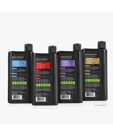 Every Man Jack Marvel Collectors Box - Body Wash Gift Set for Men | Clean Ingredients & Unique Scents - Buy Online on GoSupps.com