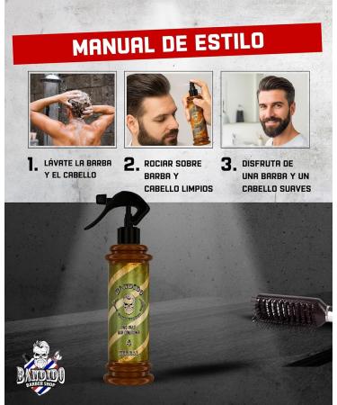  Bandido BANDIDO Herbal Bi-Phase Conditioner 350ml Leave-In Hair Treatment Paraben-Free Conditioner Leave-In Conditioner Anti-Frizz & Volume Argan Oil - Buy Online on GoSupps.com