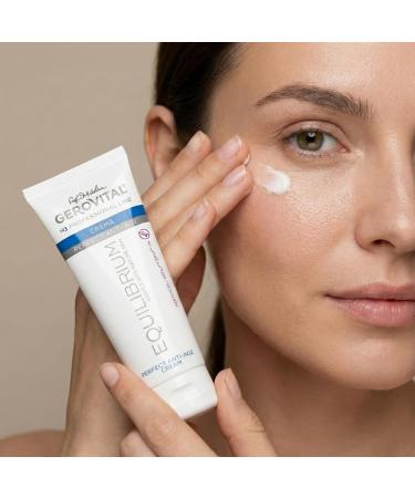 Gerovital EQUILIBRIUM - Perfect Anti-Age Professional Face Cream with Hyaluronic Acid | Regenerating and Restructuring | Anti-Aging |Anti-Wrinkle | Moisturizing - 200 ml - Buy Online on GoSupps.com