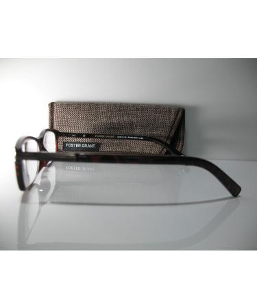 Foster Grant Men's Roman Tortoise Reading Glasses +1.75 | Stylish & Durable | International Shipping Available - Buy Online on GoSupps.com