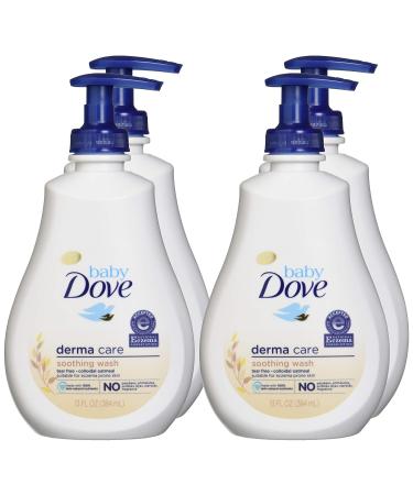 Baby Dove Soothing Wash - Eczema Care, Paraben & Phthalate Free, 13 oz (Pack of 4) - Buy Online on GoSupps.com