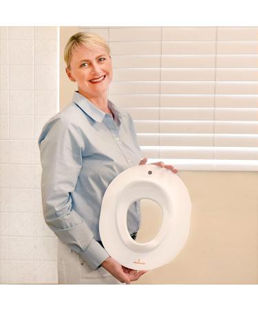 Portable Easy Toilet Seat Potty Training Tool for Toddler Kids - Durable, Safe, Non-Slip Chair Design in White - Buy Online on GoSupps.com