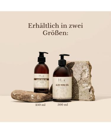 Buy Hairfluencer Bio Aloe Vera Gel - 250ml Natural Moisturizing Gel for Skin & Hair | Paraben & Alcohol Free - Buy Online on GoSupps.com