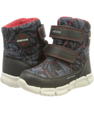 Geox Baby Flexyper Boy ABX B Hi-Top Sneakers - 4.5 UK Child - Avio Red - Buy Online on GoSupps.com