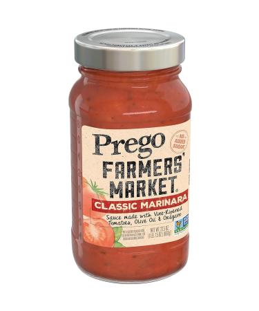 Prego Farmers' Market Classic Marinara 23.5 oz. (6 Pack) - Fresh Ingredients, Authentic Flavor - Buy Online on GoSupps.com
