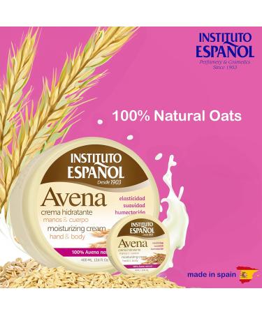 Instituto Espa ol Oatmeal Body Moisturizer | Scented Body Cream for Women Men | Treatment and Elasticity for Dry Chapped Skin | Ideal for the Whole Family | Travel Set 430 - Buy Online on GoSupps.com