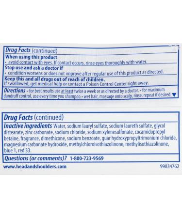 Head & Shoulders Classic Clean Dandruff Shampoo - 1.7 oz | Trusted Anti-Dandruff Solution - Buy Online on GoSupps.com