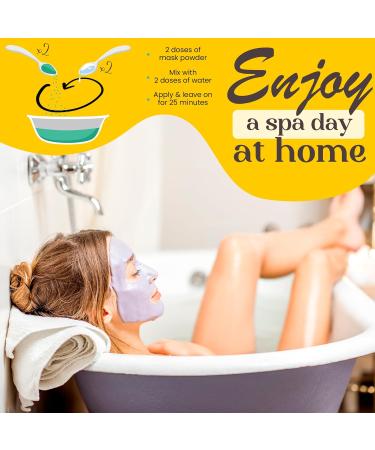 Alginate Peel-Off Moisture Powder Mask | Vegan Blackhead Remover & Pore Cleanser (200g) + Free Detox Charcoal Mask - Buy Online on GoSupps.com