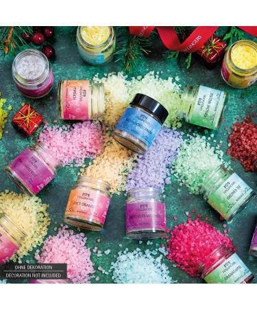 Hallingers Swimming Salt Deluxe Advent Calendar | Handmade 24 Totes Sea Salts | Perfect for Mother's Day Father's Day & Chanukka Gifts - Buy Online on GoSupps.com