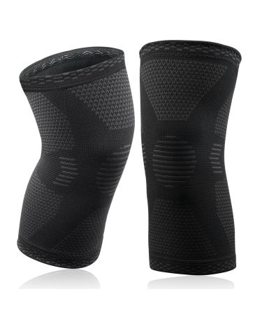 Acwoo Kniebandage for men women 2 pieces of adjustable patella kneeboard orthopedic bandage knee support sports bandage knee for meniscus tears Knee pain relieve sport (L) - Buy Online on GoSupps.com