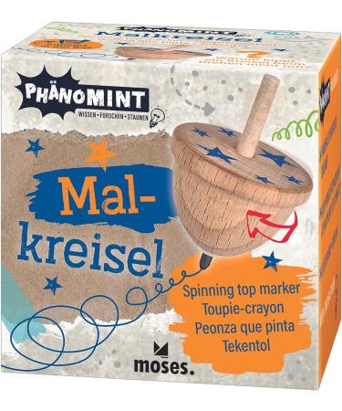 Ph noMINT Moses Painting Top - Wooden Experimental Toy for Kids | 5.7x4x4 cm | Ideal for Little Researchers & Explorers | International Shipping Available - Buy Online on GoSupps.com