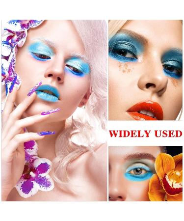 QIUFSSE Blue Eyeshadow Palette - 15 Colors Matte Glitter Blendable Eye Shadow Set for Women | Long Lasting Metallic Shades | Christmas Gift Idea - Buy Online on GoSupps.com