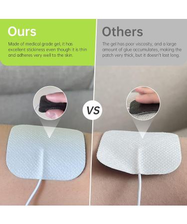 30-Pack TENS Unit Replacement Pads Set with Holder - Compatible with AUVON TENS 7000 EMS Machine - Reusable, Self-Adhesive Electrodes in Multiple Sizes (Latex-Free) - Buy Online on GoSupps.com
