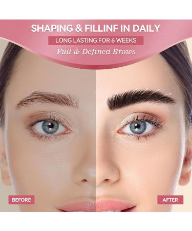 Brow Lamination Kit - 2 in 1 DIY Eyebrow Perming Kit for Thicker Fuller Brows | Professional Quality Lasts 6 Weeks | Black & Brown Colors - International Shipping - Buy Online on GoSupps.com