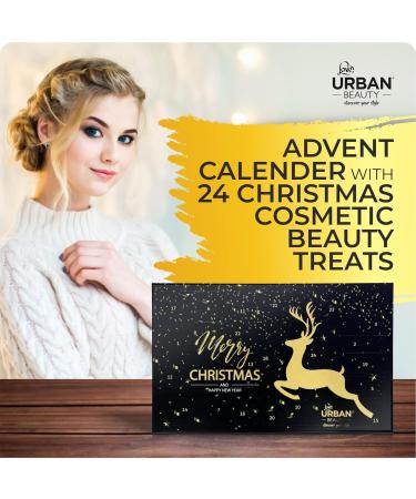 Love Urban Beauty 24-Day Advent Calendar: Professional Makeup Set for Women and Girls - Non-Vegan Cosmetic Gifts - Buy Online on GoSupps.com