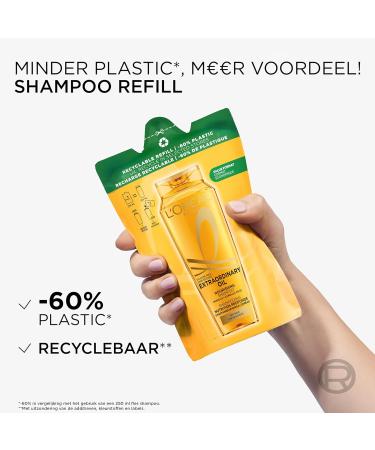L'Or al LOr al Paris Elvive Extraordinary Oil Shampoo Refill 250 ML - Buy Online on GoSupps.com