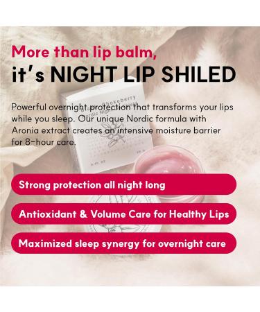 N SOVE Black Chokeberry Nordic Night Lip Shield - Lip Butter 8hrs Intensive Care with Aronia fruit extract Nourishing & Moisture Hydrating Overnight Korean Skin Care 0.72 fl.oz - Buy Online on GoSupps.com