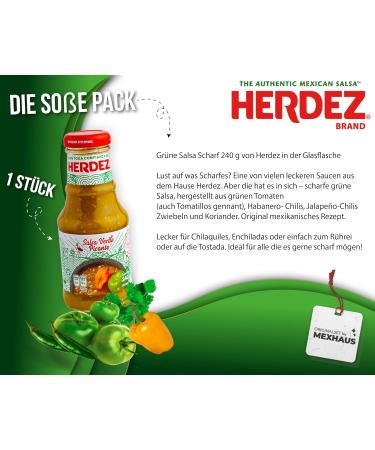 Buy Herdez Salsa Set - Salsa Verde Guacamole & Salsa Verpen (240g) | Authentic Mexican Sauces | Pack of 3 - Buy Online on GoSupps.com