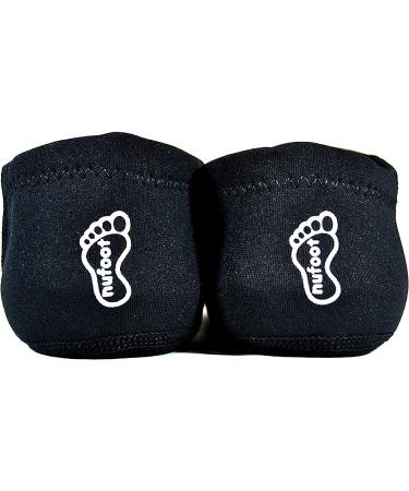 NuFoot Men's Booties - Foldable & Flexible Indoor Shoes | Yoga Socks | Slippers - Black Large - Buy Online on GoSupps.com