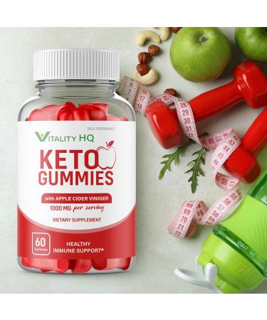 IDEAL PERFORMANCE Vitality HQ Ketos Gummies Vitality Ketos ACV Gummies Vitality ACV Gummie Vitality Ketos Gummies (60 Gummies) - Buy Online on GoSupps.com