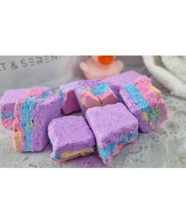 Rainbow Rock Bath Fizzers/Bath Bombs - Mermaid Kisses Christmas Gifts Kids bathtime Devon Made. - Buy Online on GoSupps.com