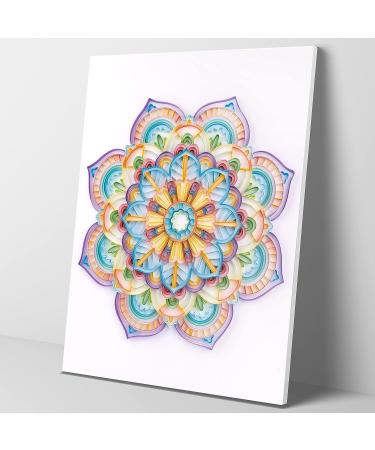 Uniquilling Paper Quilling Kit for Adults - Purple Mandala DIY Painting Kit - Quilling Tools for Home Decor - Ideal Gift for Beginners - Buy Online on GoSupps.com