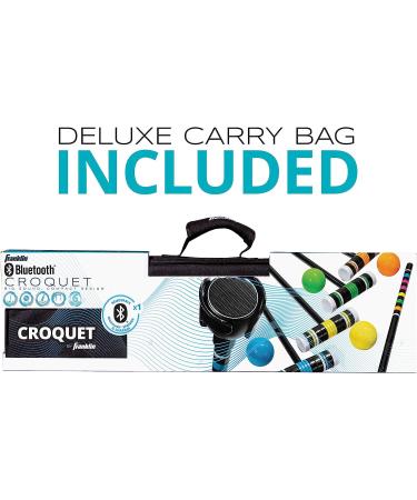 Franklin Sports Bluetooth Croquet Set - 6 Mallets and Balls - Carry Bag - With Bluetooth Speaker - Buy Online on GoSupps.com