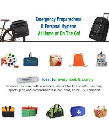 WYSI Multi-Purpose Expandable Wipes 100 Tablets with Travel Tube - Just Add Water - Buy Online on GoSupps.com