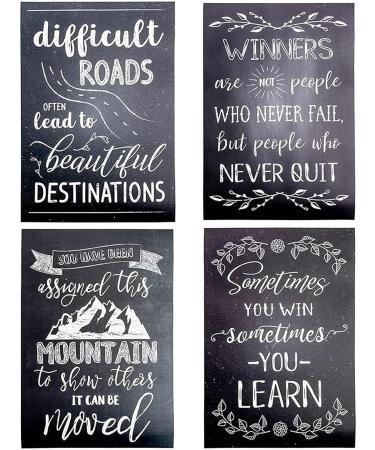 Rianpesn 10 PCs Motivation Posters - Inspiring Wall Art Decor for Classroom Office & Home | Positive Quotes in Tafeld Design - Buy Online on GoSupps.com