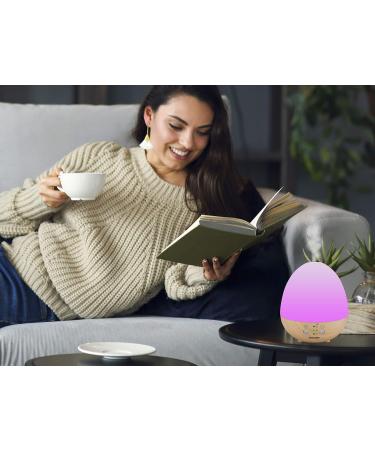 Buy BEPER P205DIF001 Essential Oil Diffuser - 5W Ultrasonic Aroma Diffuser with 7-Color LED Timer & Wood Effect - Buy Online on GoSupps.com