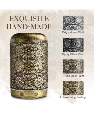 Aromatherapy Diffusers SALKING 260ml Metal Essential Oils Diffuser Aroma Diffuser 7 Colors Night Light and Auto Shut-Off for Home Humidifier Oils Fragrance with 4 Timer Christmas Gifts for Women - Buy Online on GoSupps.com