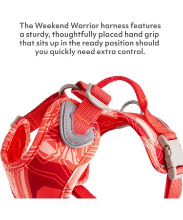 Hurtta Weekend Warrior Dog Harness - Coral Camo | Best Fit 18-24 in (45.7-61 cm) for Active Dogs - International Shipping Available - Buy Online on GoSupps.com