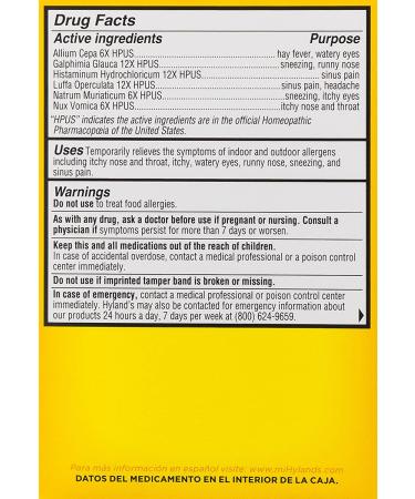 Hyland's 4 Kids Allergy Relief Tablets - Natural Safe Allergy Medicine for Children, 125 Count - Buy Online on GoSupps.com