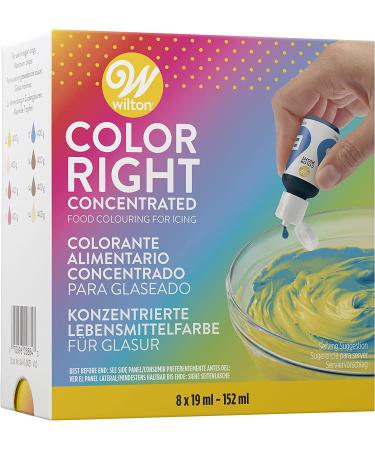 Wilton Color Right Food Coloring Set - 8 Colors | Performance Formula - Buy Online on GoSupps.com