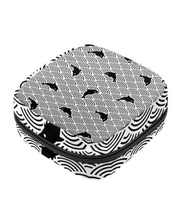 Women's napkin storage bag menstrual pad bag portable with zipper for teenagers girls women women color 7